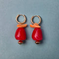 Sunset Stack Steel Gold Plated Huggie Hoops
