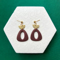 Carla Brown Triangle Earring