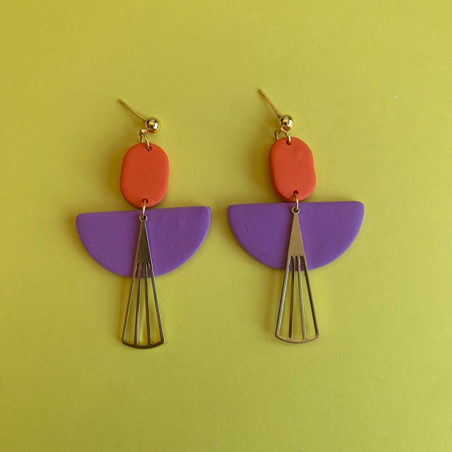 Purple Earrings