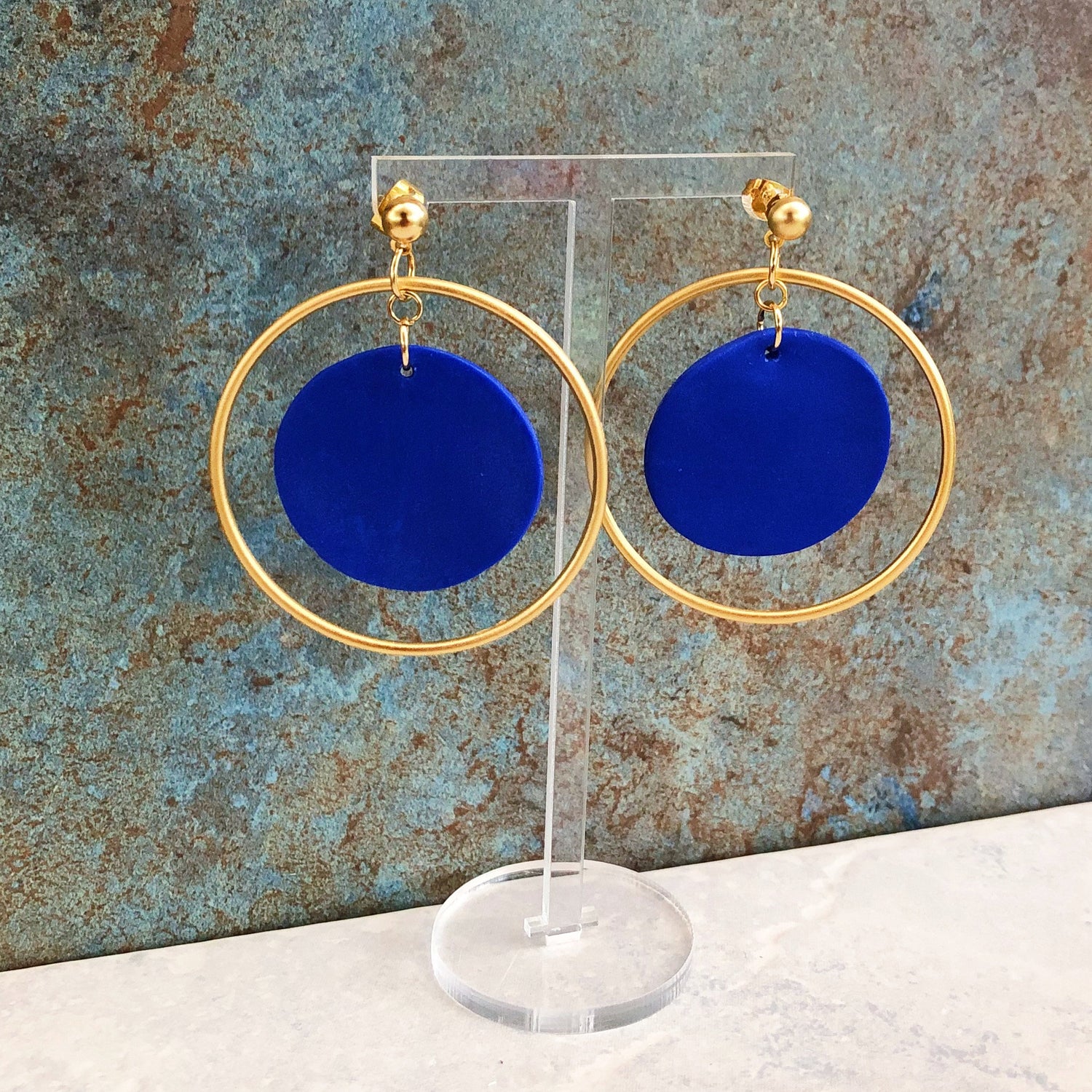 Blue Earrings