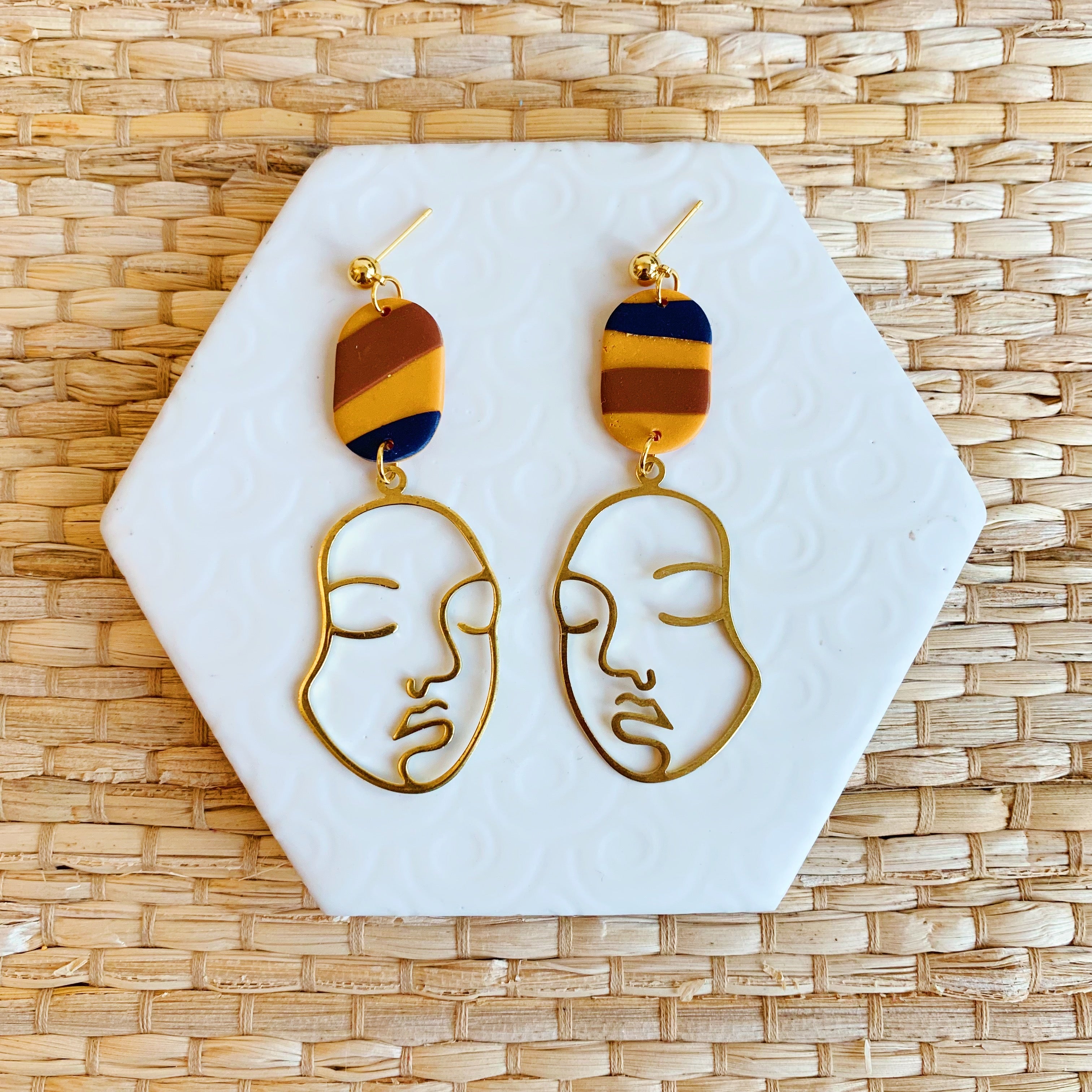 Van Gogh Artsy Face Earrings – Vintage Creators